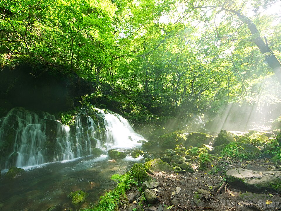 Mototaki Fukuryusui (cascade de source)