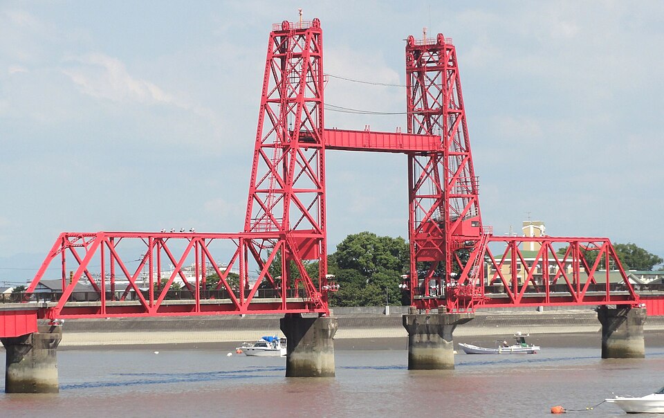 Puente levadizo del río Chikugo