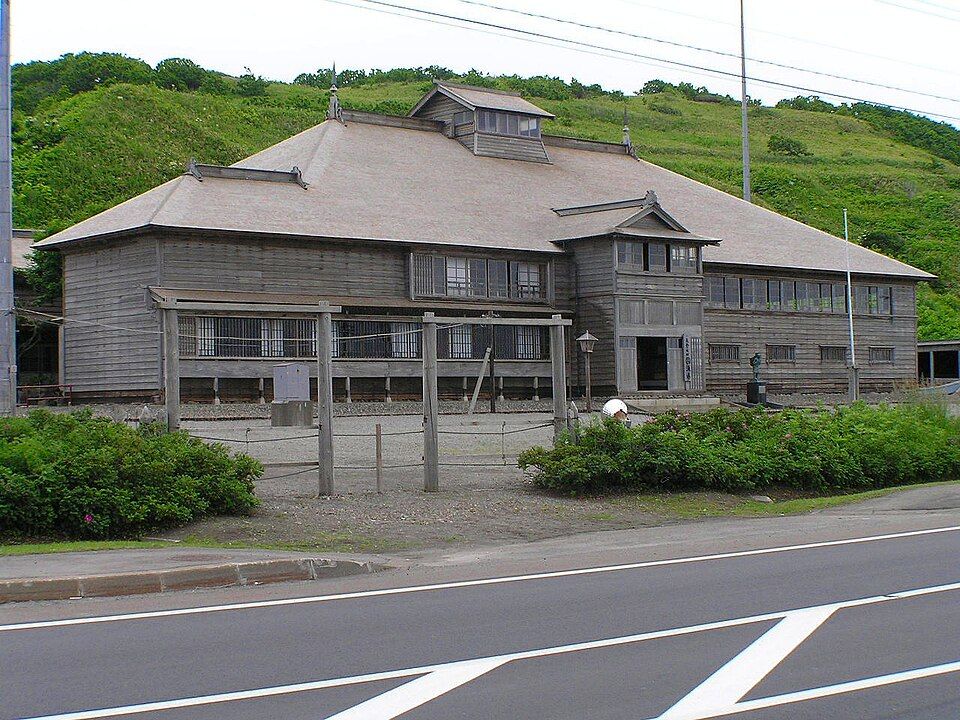 Antigua casa del arenque de la familia Hanada (Obira)