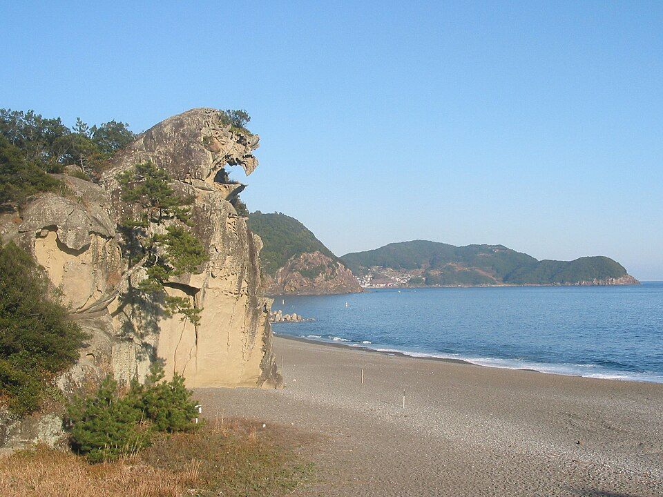 시치리미하마 해안